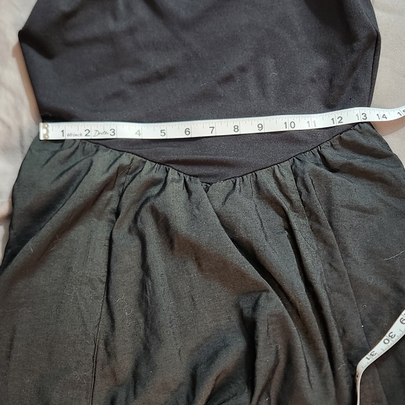 American Eagle Outfitters Black A-Line Corset Cut Maxi Dress - Picture 3 of 5